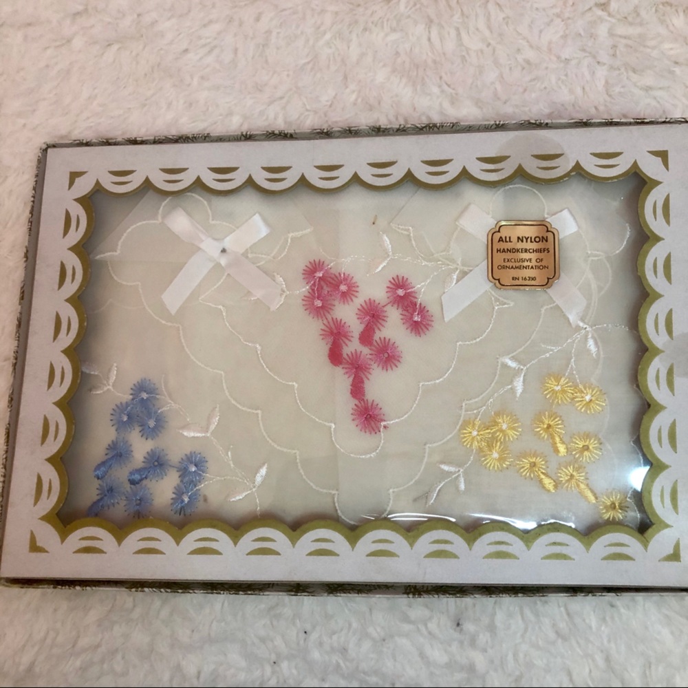 Vintage NIB Nylon Handkerchiefs